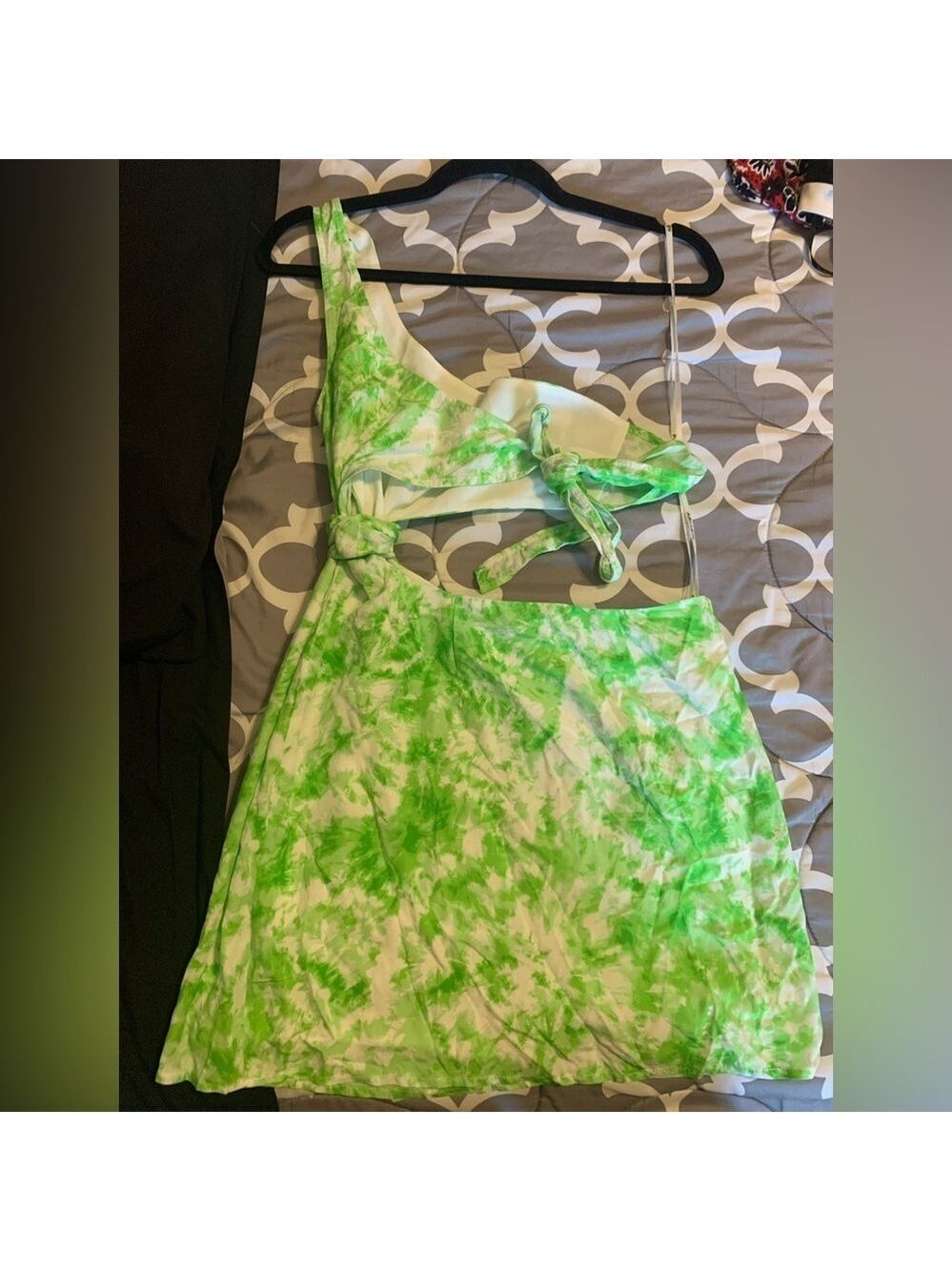 FOR LOVE AND LEMONS Devon Tie-Dye One-Shoulder Dress - Picture 6 of 8